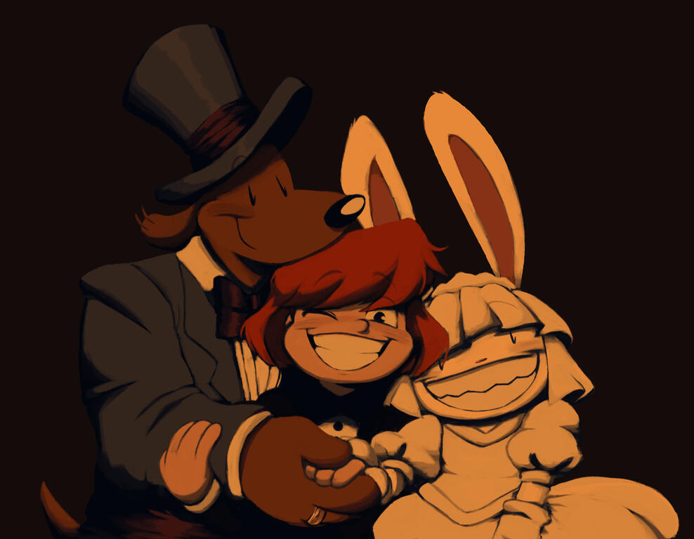 Sam &amp; Max Wedding Fanart