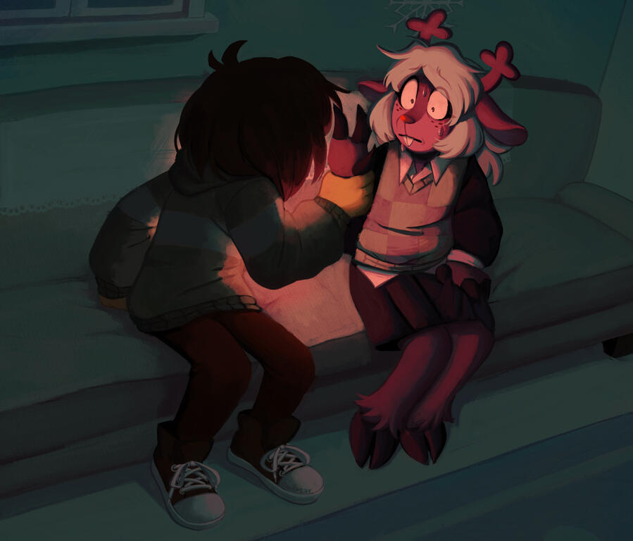 Kris Dreemurr &amp; Noelle Holiday Fanart